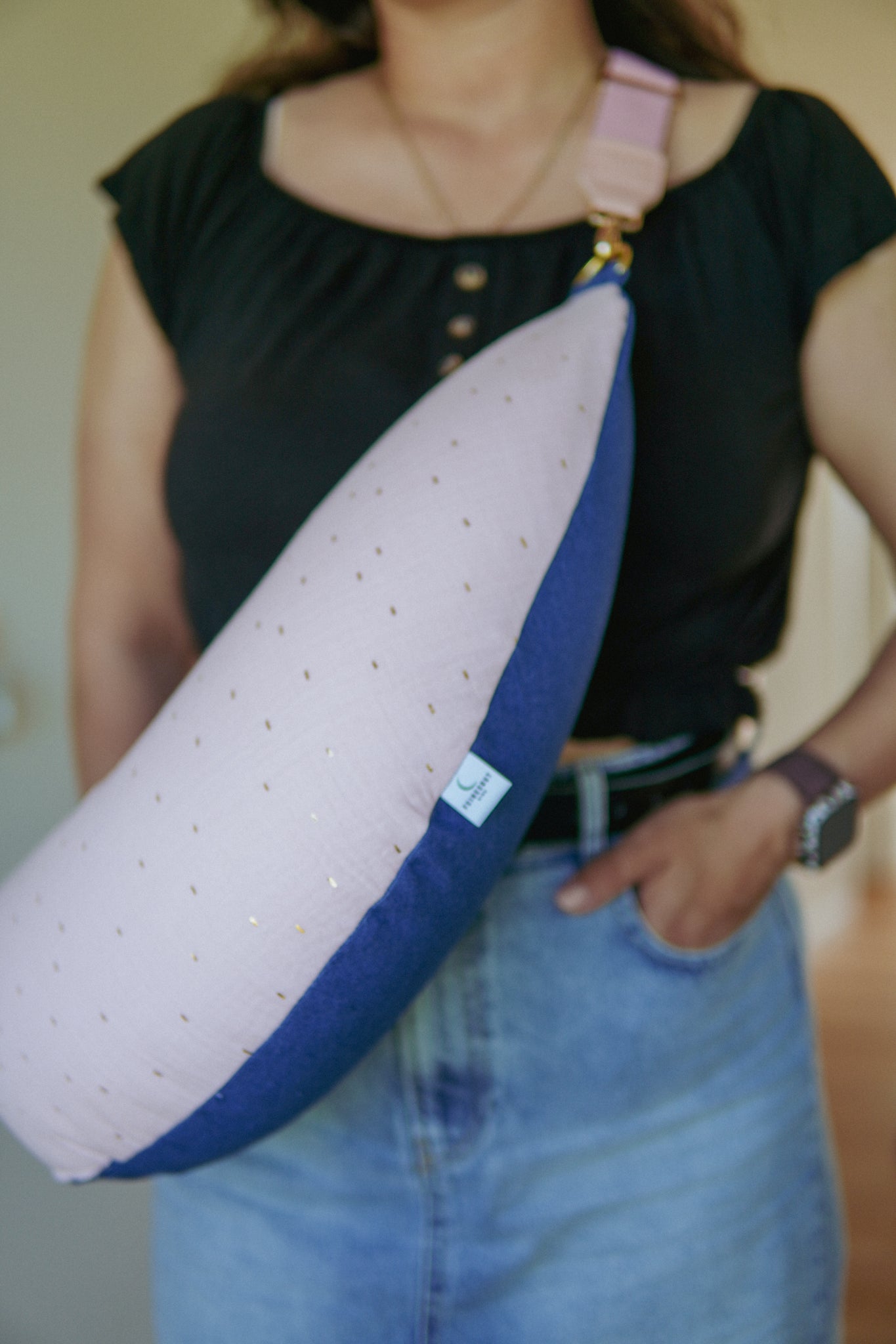 Stillkissen To Go – Rosé Gold Dust