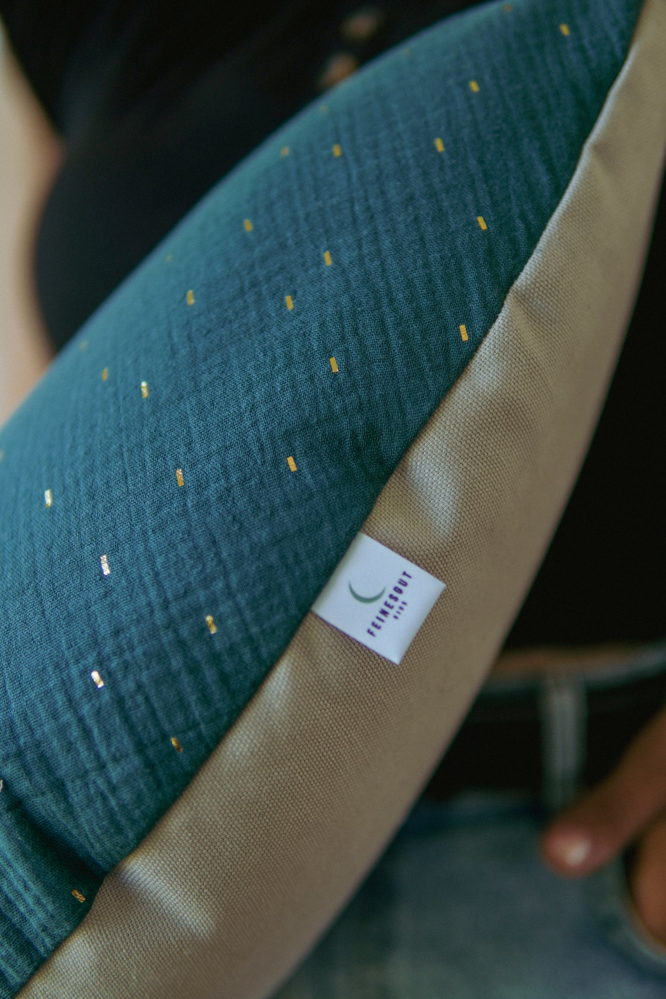 Stillkissen To Go – Jade Gold Dust