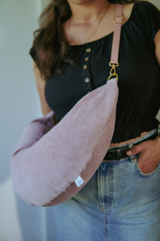 Stillkissenhülle - Cord Rosy Blush