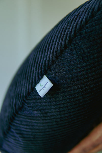 Stillkissenhülle - Cord Black Noir