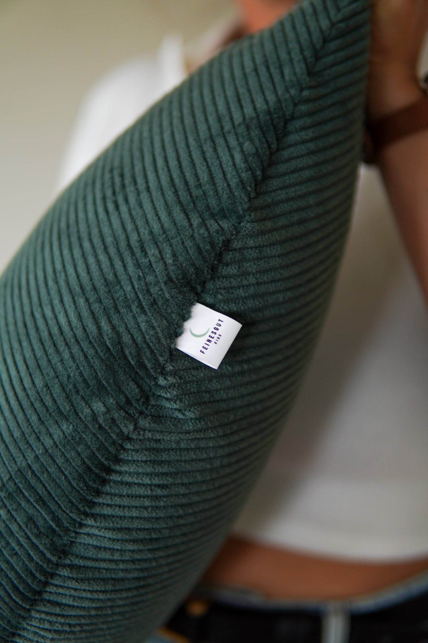 Stillkissen To Go – Cord Deep Pine