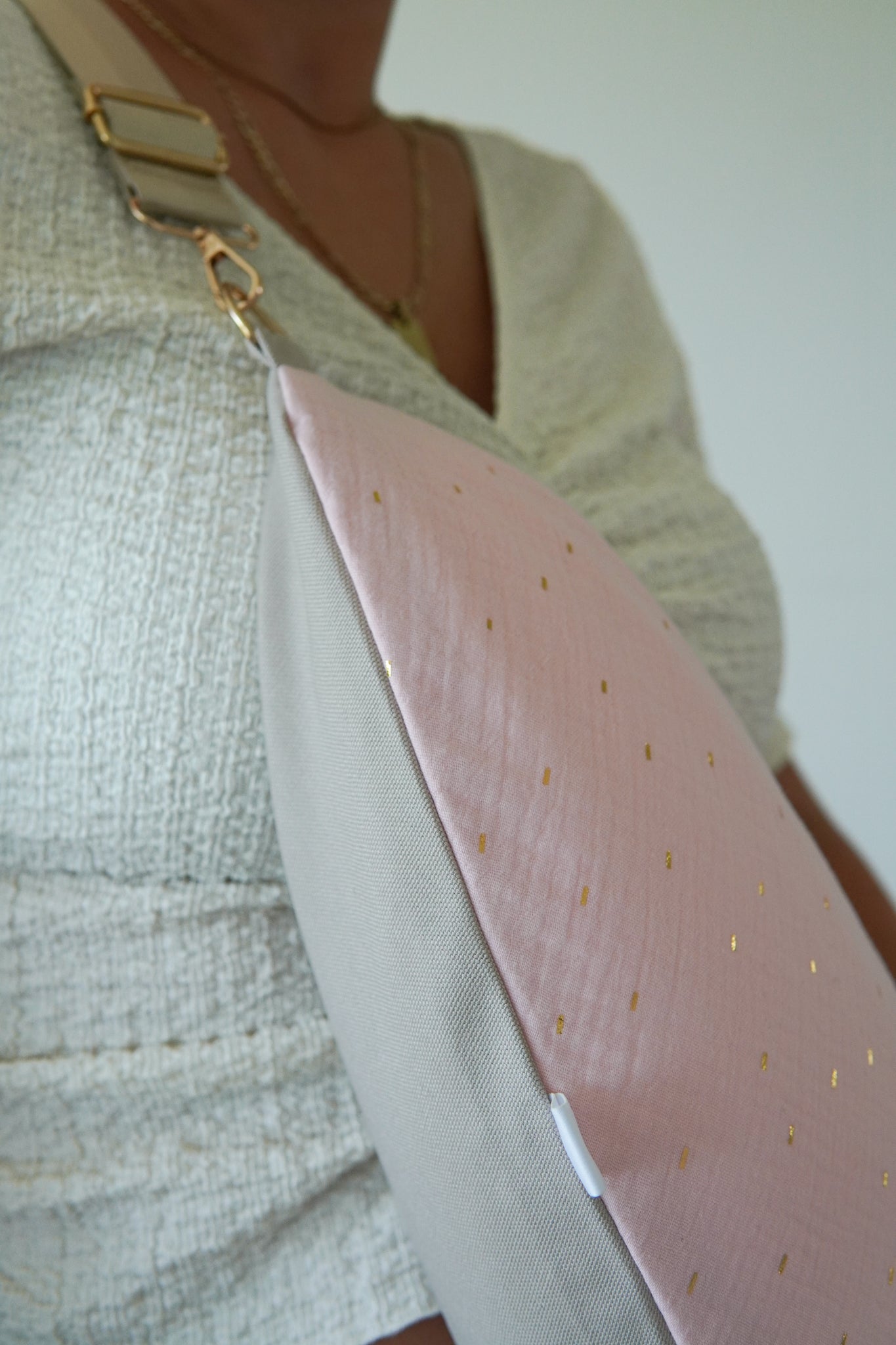 Stillkissen To Go – Rosé Gold Dust