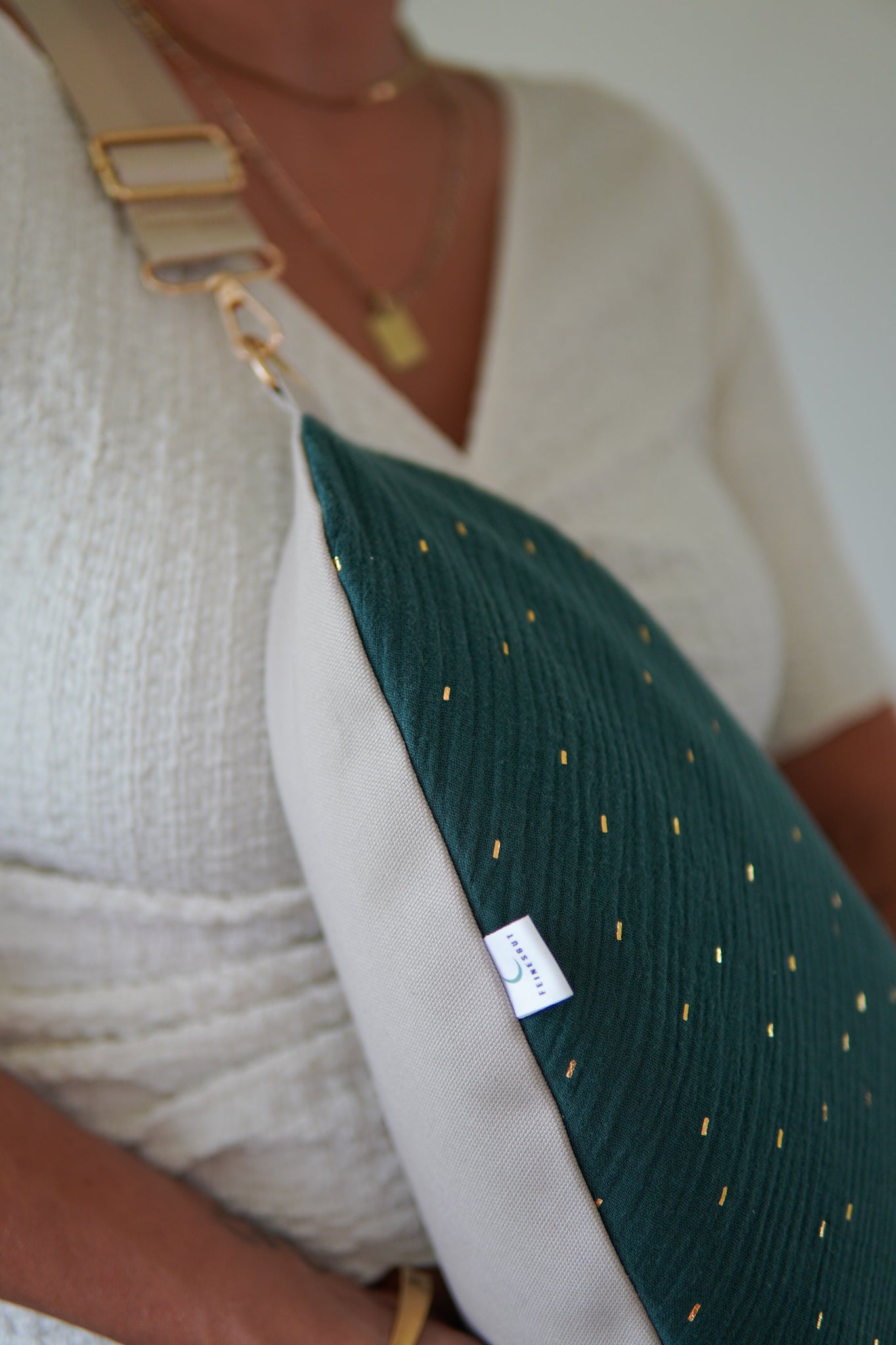 Stillkissen To Go – Jade Gold Dust