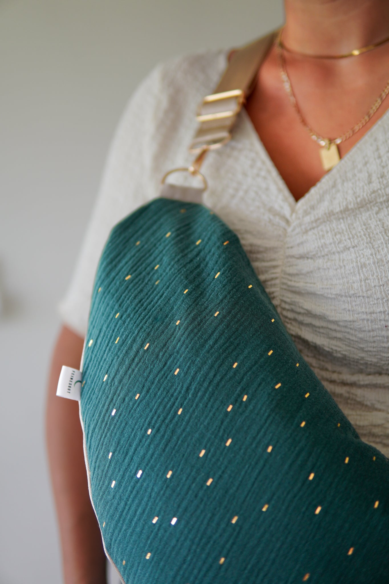 Stillkissen To Go – Jade Gold Dust