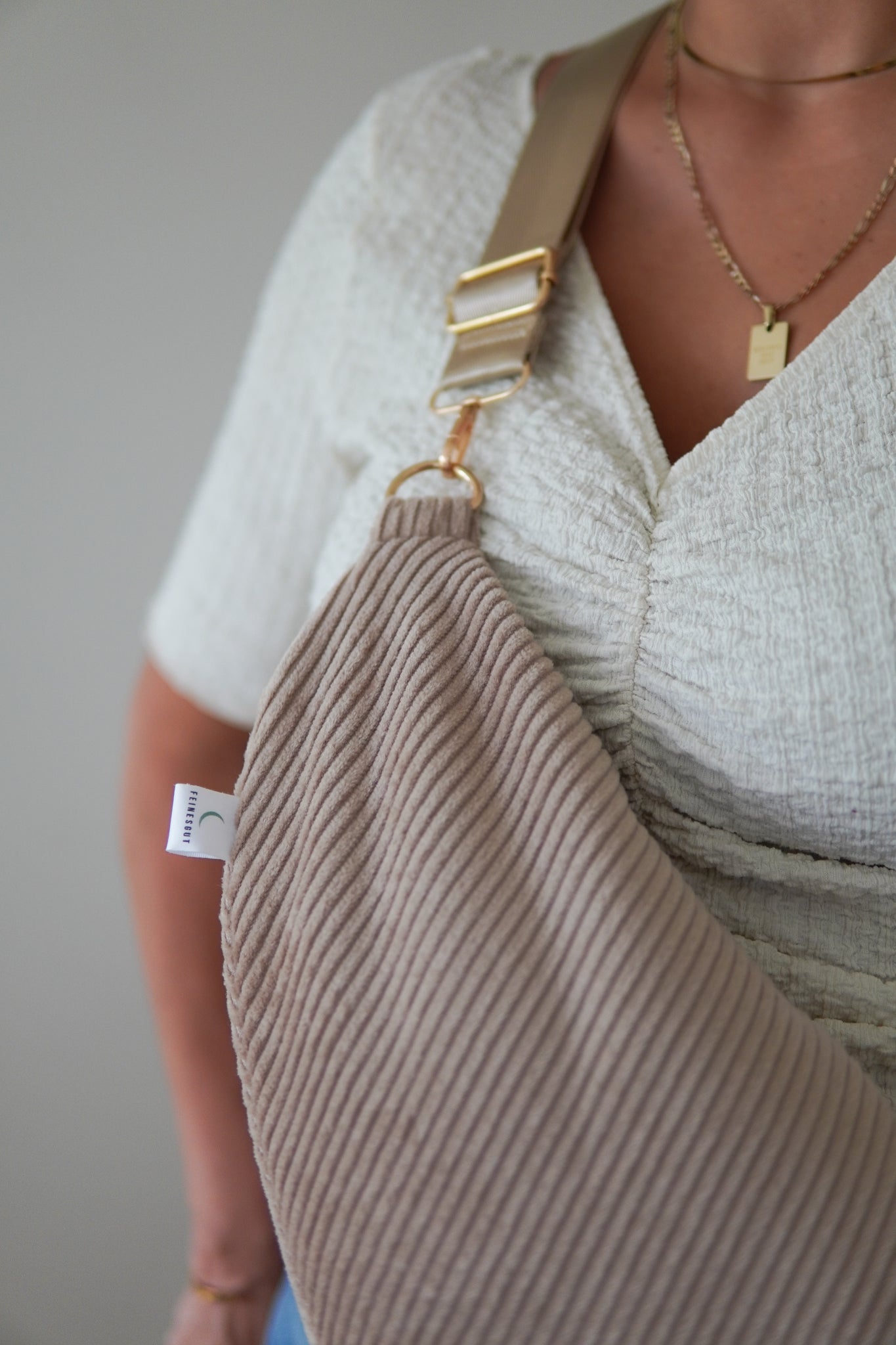 Stillkissen To Go – Cord Camel