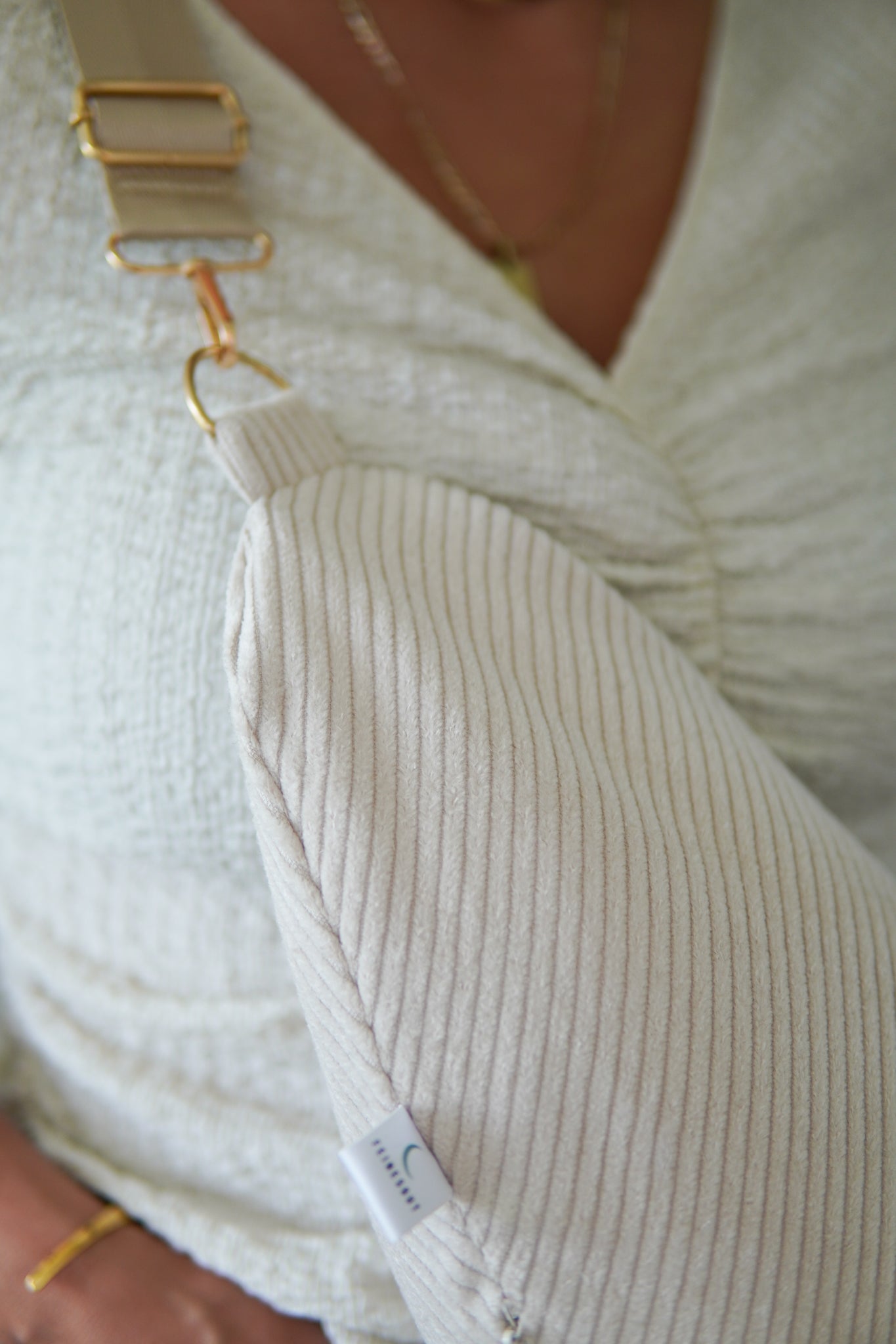 Stillkissen To Go – Cord Sand