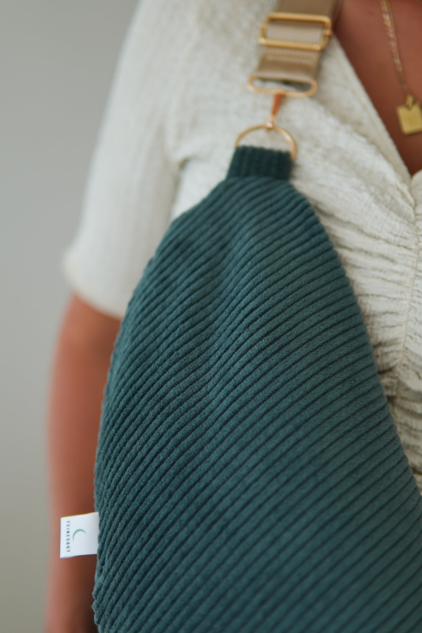 Stillkissen To Go – Cord Deep Pine