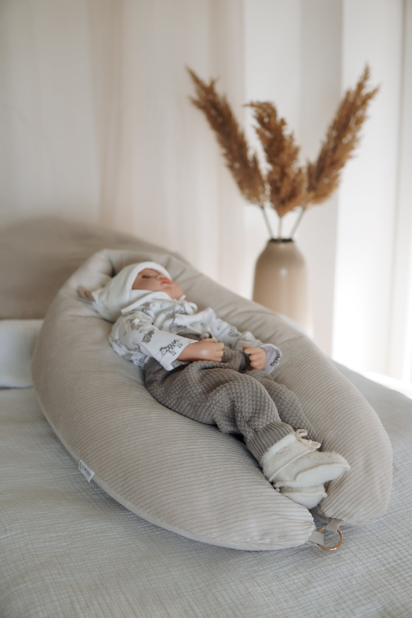 Stillkissen Home XL - Cord Sand