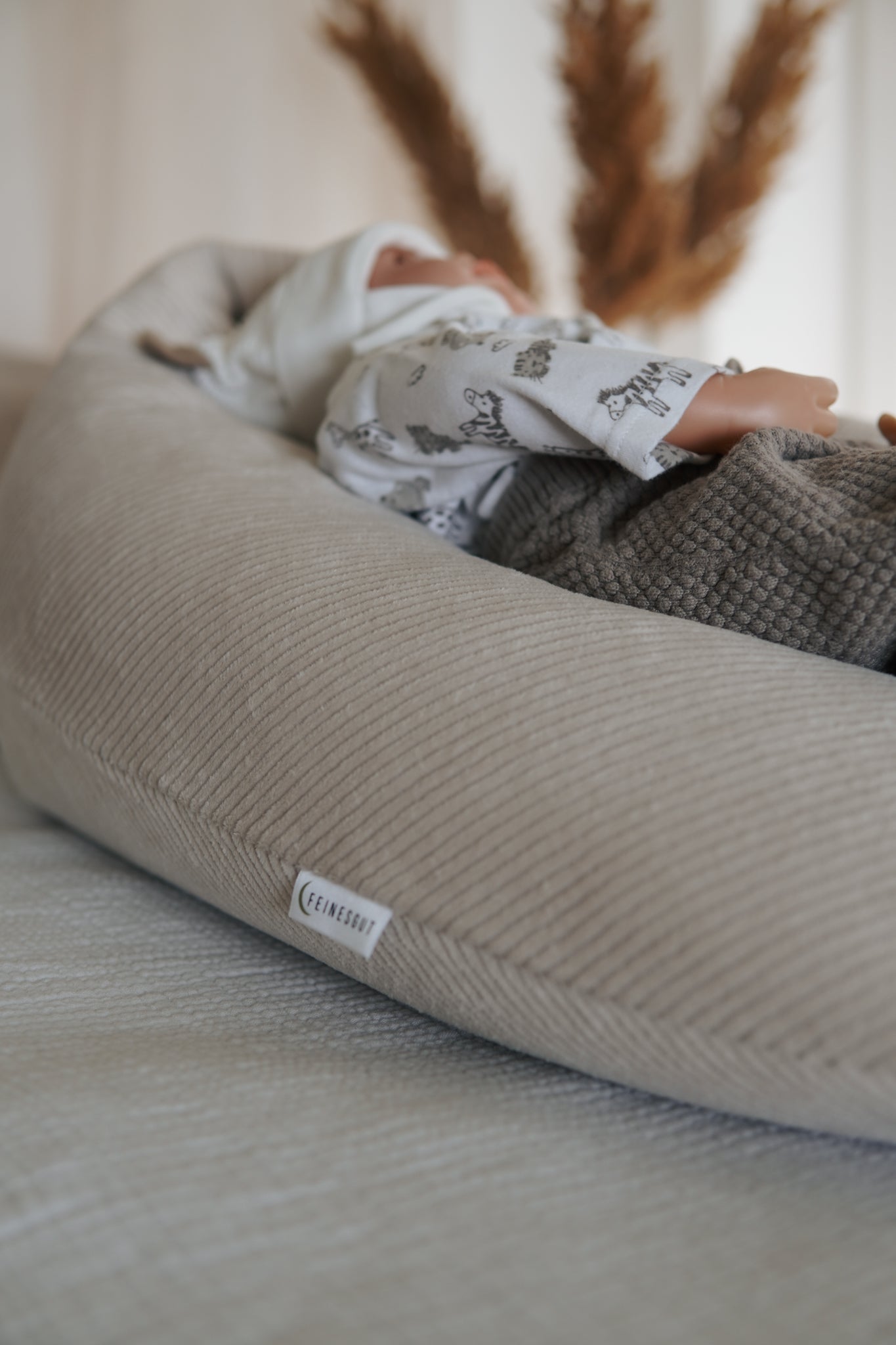 Stillkissen Home XL - Cord Sand