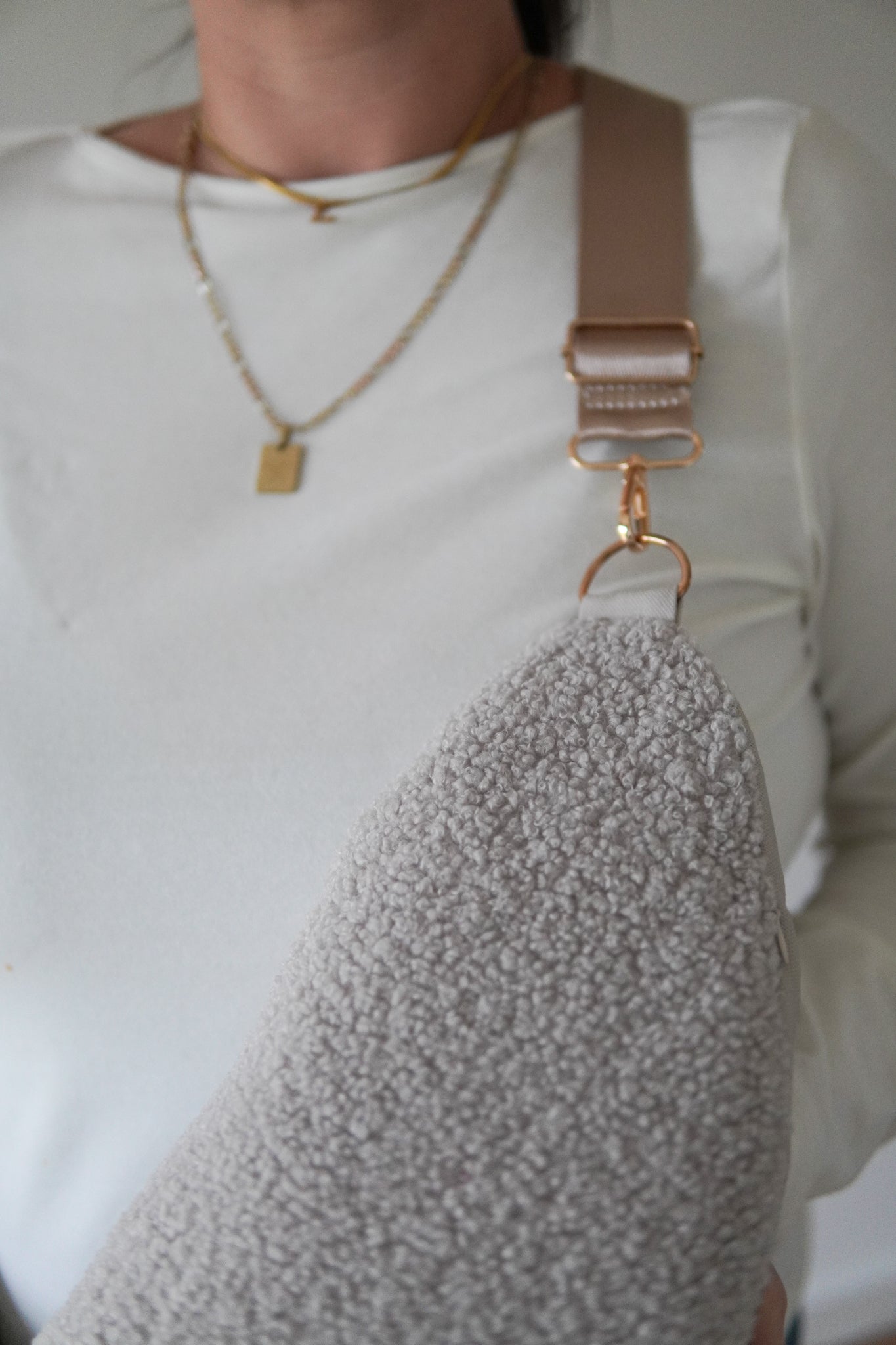 Stillkissen To Go – Beige Teddy