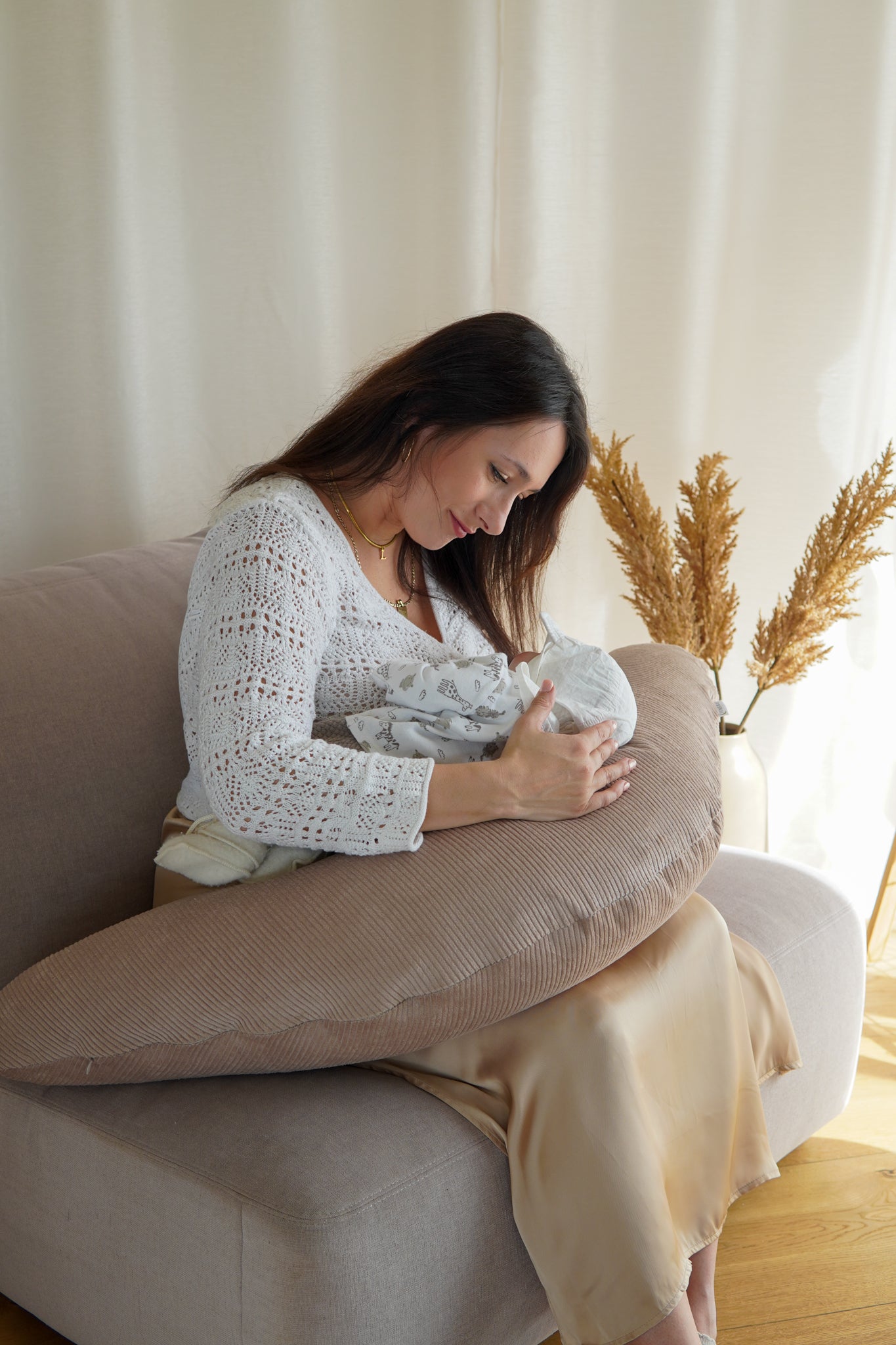 Stillkissen Home M - Cord Camel