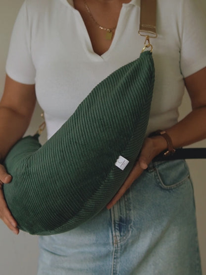 Stillkissen To Go – Cord Deep Pine