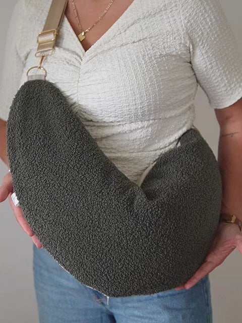 Stillkissen To Go – Olive Teddy